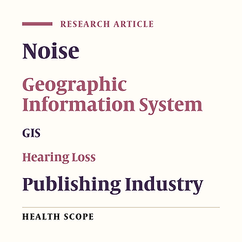 GIS-Based Noise and Hearing Loss Screening in Publishing Factory