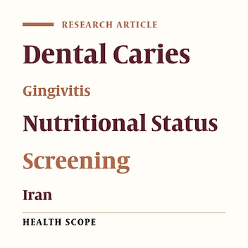 Assessment of Health and Nutritional Status in Children Based on School Screening Programs