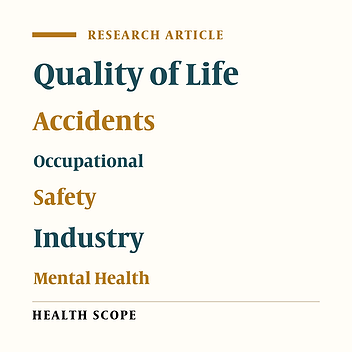 Study of the Relationship Between Life Quality and Occupational Accidents in Wood Industry