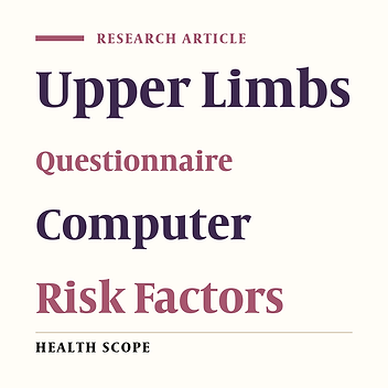 Comparative Assessment of Upper Limbs Musculoskeletal Disorders by Rapid Upper Limb Assessment Among Computer Users of Zahedan Universities