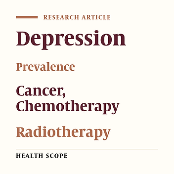 Prognostic Factors of Depression in Patients With Cancer Undergoing Chemotherapy and Radiotherapy