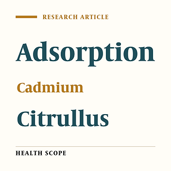 Optimization of Affective Parameter on Cadmium Removal From an Aqueous Solution by Citrullus colocynthis Powdered Fruits by Response Surface