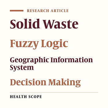 Convenient Landfill Site Selection by Using Fuzzy Logic and Geographic Information Systems: A Case Study in Bardaskan, East of Iran