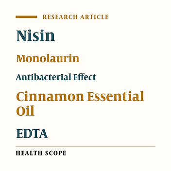 Antimicrobial Effect of Cinnamon Essential Oil Against Escherichia Coli and Staphylococcus aureus
