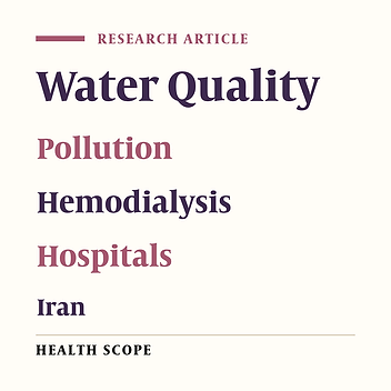 The Quality of Dialysis Water: A Case Study in the Educational Hospitals of Yazd, Iran