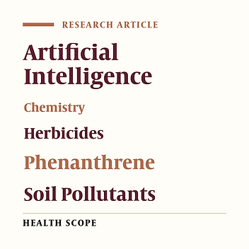 Cover image of the article: Predicting Soil Sorption Coefficients of Phenanthrene Using a Neural Network Model