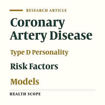Prediction of Quality of Life by Type D Personality and Illness Perception Factors in Patients With Coronary Artery Disease: A Structural Equation Model