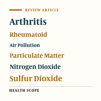 Long-Term Residential Ambient Air Pollution and Rheumatoid Arthritis: A Systematic Review