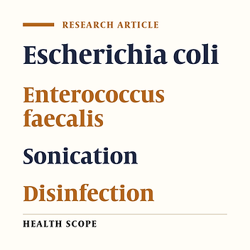 Destruction of Escherichia coli and Enterococcus faecalis using Low Frequency Ultrasound Technology: A Response Surface Methodology