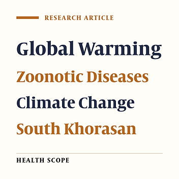 Effect of Climatic Changes on Spatial Distribution of Zoonoses: A Case Study from South Khorasan Province, Iran