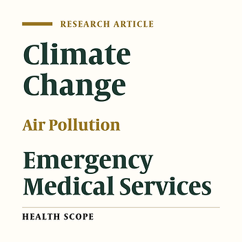 Simulation of Climate Change Impact on Emergency Medical Services Clients Caused by Air Pollution