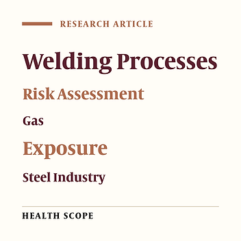 Risk Assessment of Welders Exposure to the Released Contaminated Gases in Different Types of Welding Processes in a Steel Industry