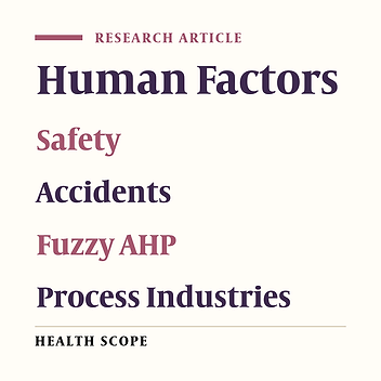 Prioritization of Human Factors Variables in the Management of Major Accident Hazards in Process Industries Using Fuzzy AHP Approach