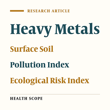 Heavy Metals Contamination and Risk Assessment of Surface Soils of Babol in Northern Iran