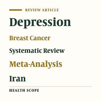 Prevalence of Depression Among Iranian Women with Breast Cancer: A Systematic Review and Meta-Analysis