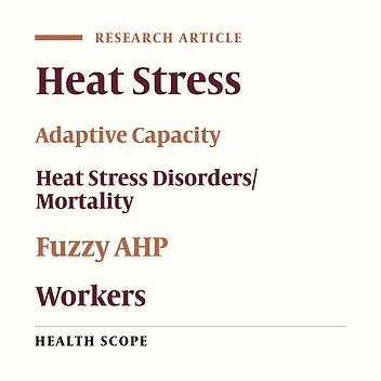 Provision of an Empirical Model to Estimate the Adaptive Capacity of Workers at Risk of Heat Stress