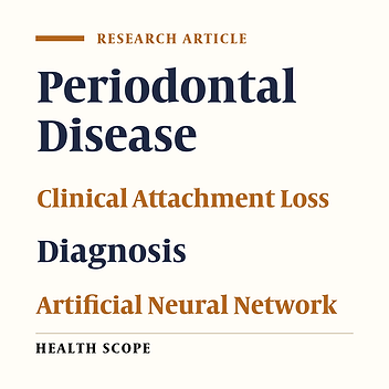 Presenting a Model for Periodontal Disease Diagnosis Using Two Artificial Neural Network Algorithms