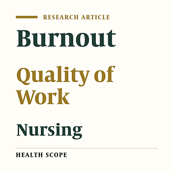 The Relationship Between Quality of Work Life and Burnout: A Linear Regression Structural-Equation Modeling