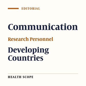 Researchers in Less Developed Region Should be Able to Communicate and Take Advantages of Other Scientists