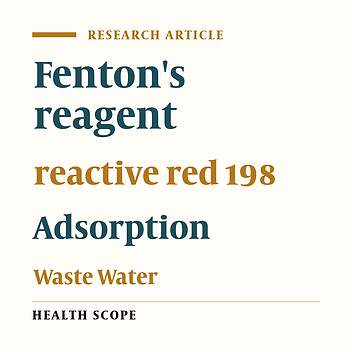 Removal of Azo Dyes From Aqueous Solution Using Fenton and Modified Fenton Processes