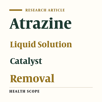 Optimization of Atrazine Degradation in the Aqueous Phase Using Titanium Catalyst Doped With Iron (Fe+3-TiO2) Processes
