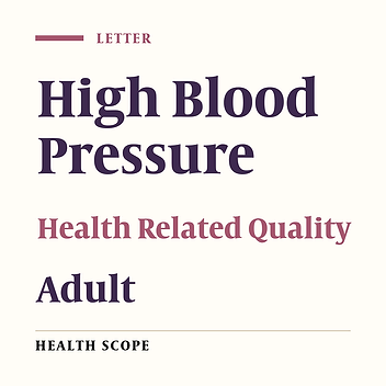 Health Related Quality of Life in Patients With High Blood Pressure in the Rural Areas of Golestan Province, Iran