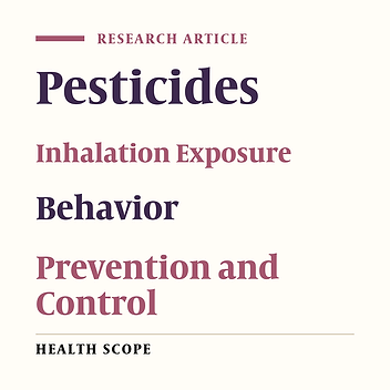 Farmers’ Pesticide Using Behaviors: A Case Study on Pistachio Farms in Kerman, Iran