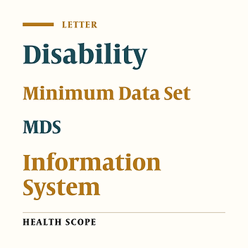 Development a National Minimum Data Set for Disability in Iran: A Prerequisite for Development and Implementation of Electronic Disability Records