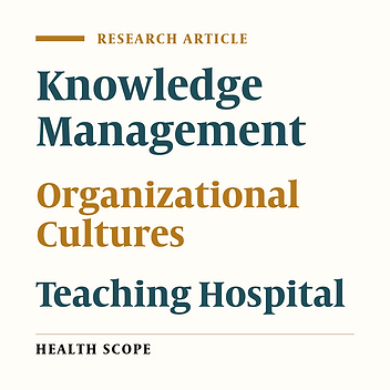Structural Equation Modeling to Explore the Relationship Between Organizational Culture Dimensions and Implementation of Knowledge Management in Teaching Hospitals