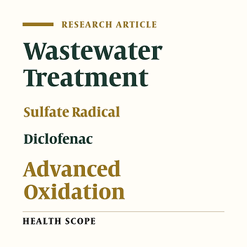Degradation of Diclofenac in Water Using the O3/UV/S2O8 Advanced Oxidation Process