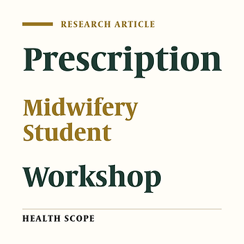Impact of Workshop Training on Prescription Writing Skills of Senior Midwifery Students