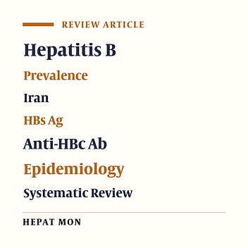 Estimating the Prevalence of Hepatitis B Virus Infection and Exposure Among General Population in Iran