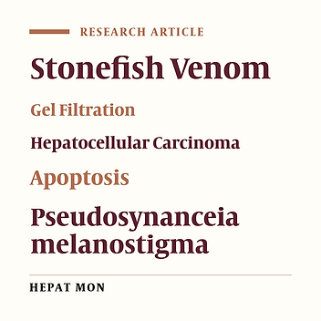 Persian Gulf Stonefish (Pseudosynanceia melanostigma) Venom Fractions Selectively Induce Apoptosis on Cancerous Hepatocytes from Hepatocellular Carcinoma Through ROS-Mediated Mitochondrial Pathway