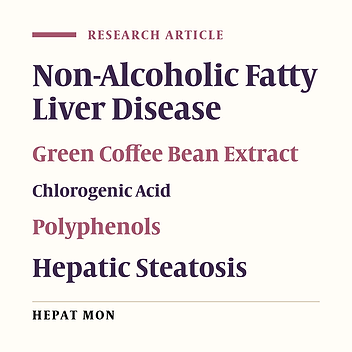 Effects of Green Coffee Bean Extract Supplementation on Patients with Non-Alcoholic Fatty Liver Disease: A Randomized Clinical Trial