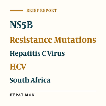 Prevalence of NS5B Resistance Mutations in Hepatitis C Virus (HCV) Treatment Naive South Africans