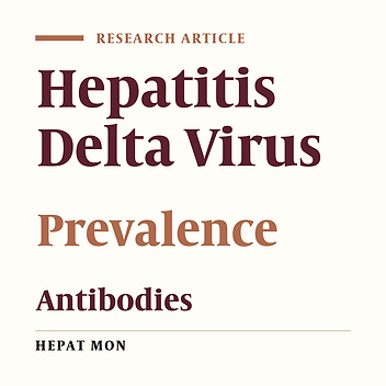 Prevalence of Hepatitis Delta Virus (HDV) Infection in Chronic Hepatitis B Patients with Unusual Clinical Pictures