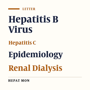 Controversial Report Regarding Seroprevalence of Hepatitis B and C Viruses Among Hemodialysis Patients In Kerman Province, South-East Iran