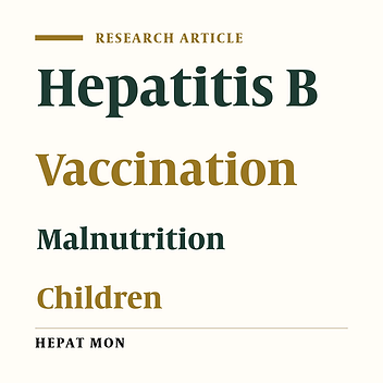Vaccine-Induced Anti-HBs Level in 5-6 Year-Old Malnourished Children