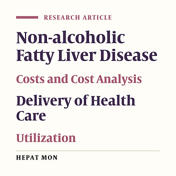 Estimation of Diagnosis and Treatment Costs of Non-Alcoholic Fatty Liver Disease: A Two-Year Observation