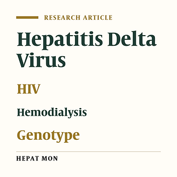 Frequency and Genotype of Hepatitis D Virus Infection in Patients Infected with HIV and Those Undergoing Hemodialysis