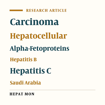 Clinical Characteristics of Patients with Hepatocellular Carcinoma in a Middle Eastern Population