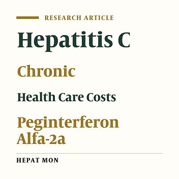 Direct Medical Care Costs Associated With Patients Diagnosed With Chronic HCV