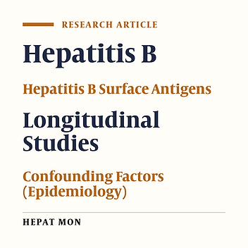 Influencing Factors on the Outcome and Prognosis of Patients With HBV Infction: Seven Years Follow-up