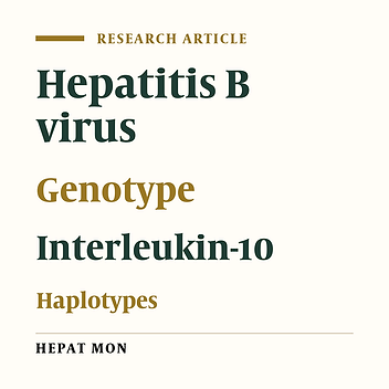 No Correlation Between Interleukin-10 Gene Promoter Polymorphisms and Hepatitis B Virus Infection Outcome
