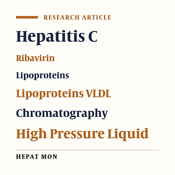 Serum Lipoprotein Profiles and Response to Pegylated Interferon Plus Ribavirin Combination Therapy in Patients With Chronic HCV Genotype 1b Infection