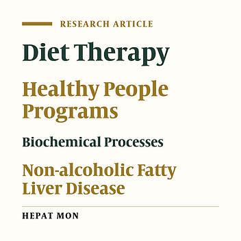 Dietary Quality Indices and Biochemical Parameters Among Patients With Non Alcoholic Fatty Liver Disease (NAFLD)