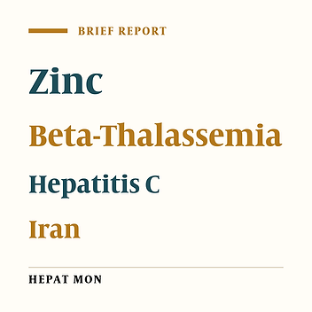 Plasma Zinc Level in Hepatitis C Patients With or Without Beta Thalassemia Major; Is There Any Difference?