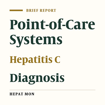Diagnostic Performance of Two Point-of-Care Tests for Anti-HCV Detection