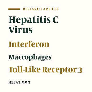 HCV dsRNA-Activated Macrophages Inhibit HCV Replication in Hepatocytes