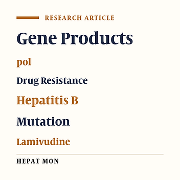 Drug-Resistance Associated Mutations in Polymerase (P) Gene of Hepatitis B Virus Isolated From Malaysian HBV Carriers